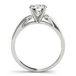 Load image into Gallery viewer, Twisted Shank Solitaire Engagement Ring