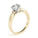 Load image into Gallery viewer, Twisted Shank Solitaire Engagement Ring
