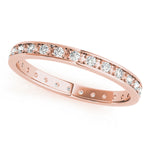 Load image into Gallery viewer, Channel Set Eternity Band For Women