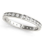 Load image into Gallery viewer, Channel Set Eternity Band For Women