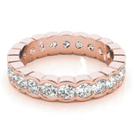Load image into Gallery viewer, Channel Set Diamond Eternity Band