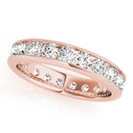 Load image into Gallery viewer, Channel Set Diamond Eternity Band For Women
