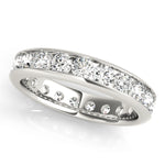 Load image into Gallery viewer, Channel Set Diamond Eternity Band For Women