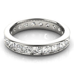 Load image into Gallery viewer, Channel Set Diamond Eternity Band For Women