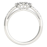 Load image into Gallery viewer, Three Prong Two Round Diamond Ring