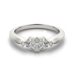 Load image into Gallery viewer, Two Diamond Engagement Ring For Women