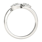 Load image into Gallery viewer, Two Stone Round Diamond Halo Ring