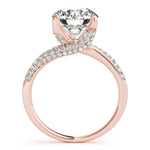 Load image into Gallery viewer, Pave-Setting Round Diamond Engagement Ring