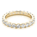 Load image into Gallery viewer, U-Shaped Shared Prong Eternity Band