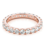 Load image into Gallery viewer, U-Shaped Shared Prong Eternity Band
