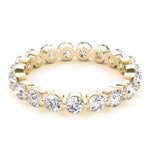 Load image into Gallery viewer, Round Shared Prong Eternity Band For Women