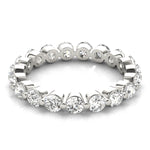 Load image into Gallery viewer, Round Shared Prong Eternity Band For Women