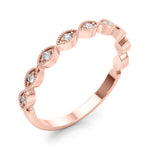 Load image into Gallery viewer, Stackable Women's Wedding Anniversary Band