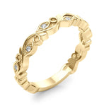 Load image into Gallery viewer, Stackable Wedding Anniversary Band for Women