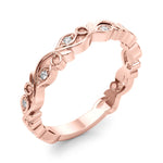 Load image into Gallery viewer, Stackable Wedding Anniversary Band for Women