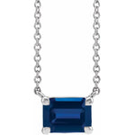 Load image into Gallery viewer, Royal Blue Sapphire Necklace For Women