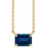 Load image into Gallery viewer, Royal Blue Sapphire Necklace For Women