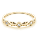 Load image into Gallery viewer, Stackable Wedding Anniversary Band For Her