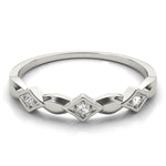 Load image into Gallery viewer, Stackable Wedding Anniversary Band For Her