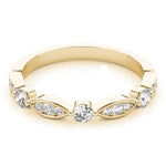 Load image into Gallery viewer, Women's Stackable Wedding Anniversary Band