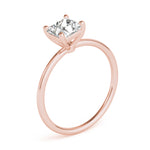 Load image into Gallery viewer, Princess-Cut Solitaire Engagement Ring
