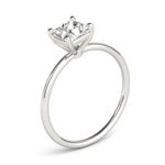 Load image into Gallery viewer, Princess-Cut Solitaire Engagement Ring