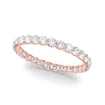 Load image into Gallery viewer, U-Prong Eternity Wedding Band