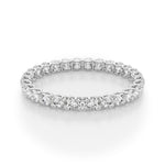 Load image into Gallery viewer, U-Prong Eternity Wedding Band
