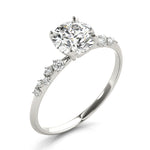 Load image into Gallery viewer, Timeless Lab Grown Round Diamond Engagement Ring