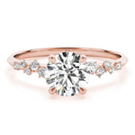 Load image into Gallery viewer, Timeless Lab Grown Round Diamond Engagement Ring