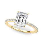 Load image into Gallery viewer, Legacy Emerald Cut Lab Grown Diamond Ring