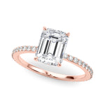 Load image into Gallery viewer, Legacy Emerald Cut Lab Grown Diamond Ring