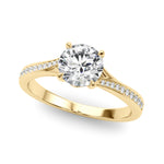 Load image into Gallery viewer, Celestial Split Shank Lab Grown Diamond Ring