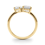 Load image into Gallery viewer, Round And Pear Diamond Ring