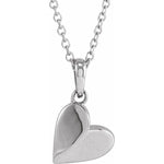 Load image into Gallery viewer, Valentine’s Day Special Gifting: Sterling Silver Heart Necklace