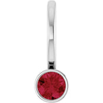 Load image into Gallery viewer, Exquisite Jewelry for Women: Bezel Set Ruby Pendant