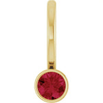 Load image into Gallery viewer, Exquisite Jewelry for Women: Bezel Set Ruby Pendant