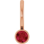 Load image into Gallery viewer, Exquisite Jewelry for Women: Bezel Set Ruby Pendant