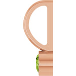 Load image into Gallery viewer, Classic Bezel Set Design August Birthstone Pendant in Sterling Silver