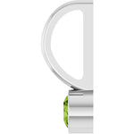 Load image into Gallery viewer, Classic Bezel Set Design August Birthstone Pendant in Sterling Silver