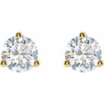 Load image into Gallery viewer, Trendy Cocktail Style Stud Earrings in 14k White Gold