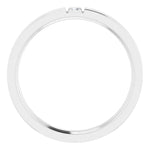 Load image into Gallery viewer, Signature Flat Diamond Wedding Band for Men