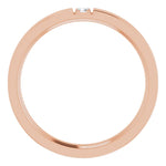 Load image into Gallery viewer, Signature Flat Diamond Wedding Band for Men