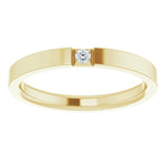 Load image into Gallery viewer, Signature Flat Diamond Wedding Band for Men