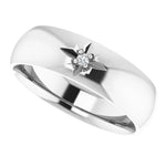 Load image into Gallery viewer, Stately Diamond Accent Wedding Band For Men