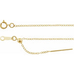 Load image into Gallery viewer, Adjustable Gold Cable Chain For Women