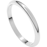 Load image into Gallery viewer, Half Round Classic Wedding Band For Women