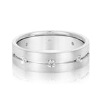 Load image into Gallery viewer, Groove Wedding Anniversary Band For Men