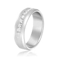 10 Stone Mens Anniversary Wedding Band