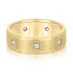 Load image into Gallery viewer, Princess Cut Diamond Anniversary Band